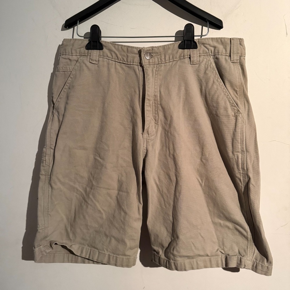 Carhartt Relaxed Fit  Size 36 Tan Shorts Utility‎ Workwear Shorts